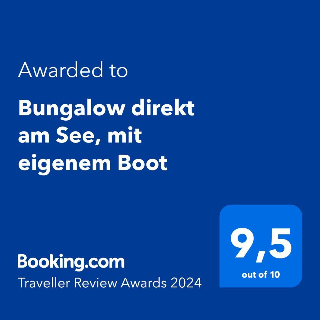 Bungalow Direkt Am See, Mit Eigenem Boot Roding Extérieur photo